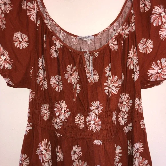 Madewell linen blend Sophia midi dress - Picture 4 of 8